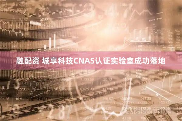融配资 城享科技CNAS认证实验室成功落地