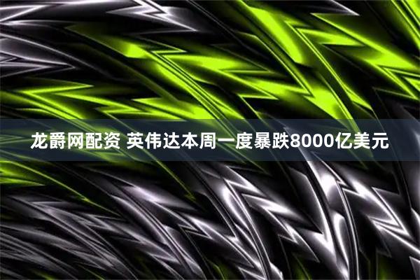 龙爵网配资 英伟达本周一度暴跌8000亿美元