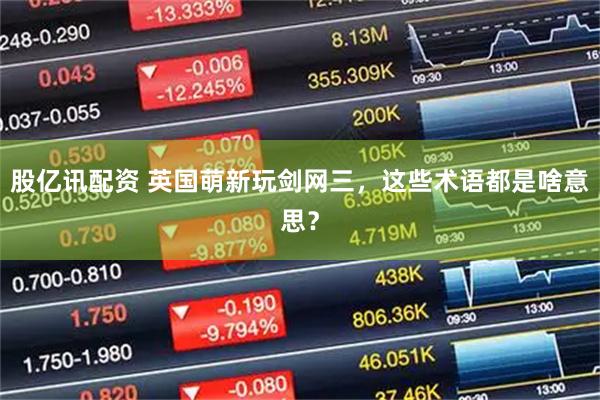 股亿讯配资 英国萌新玩剑网三，这些术语都是啥意思？